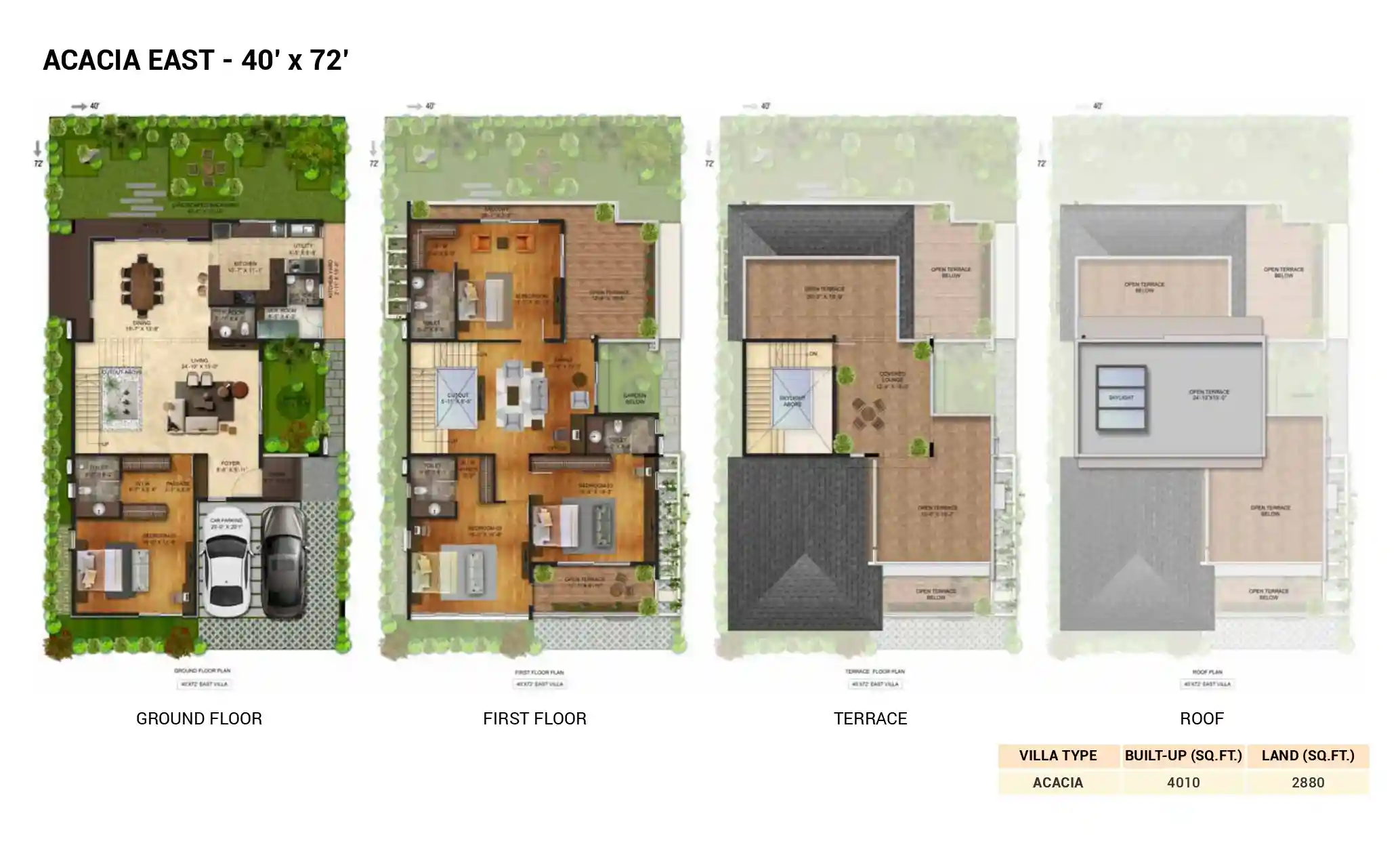 triplex 4 bhk layouts at nvt stopping by the woods
